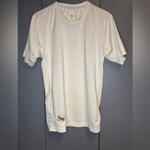 Tracksmith Twilight Short Sleeve Tee Ivory XS italian mesh